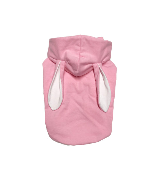 Bunny Ear Hoodie, Orchid Pink, 9oz Combed COTTON Jersey, Dog Apparel
