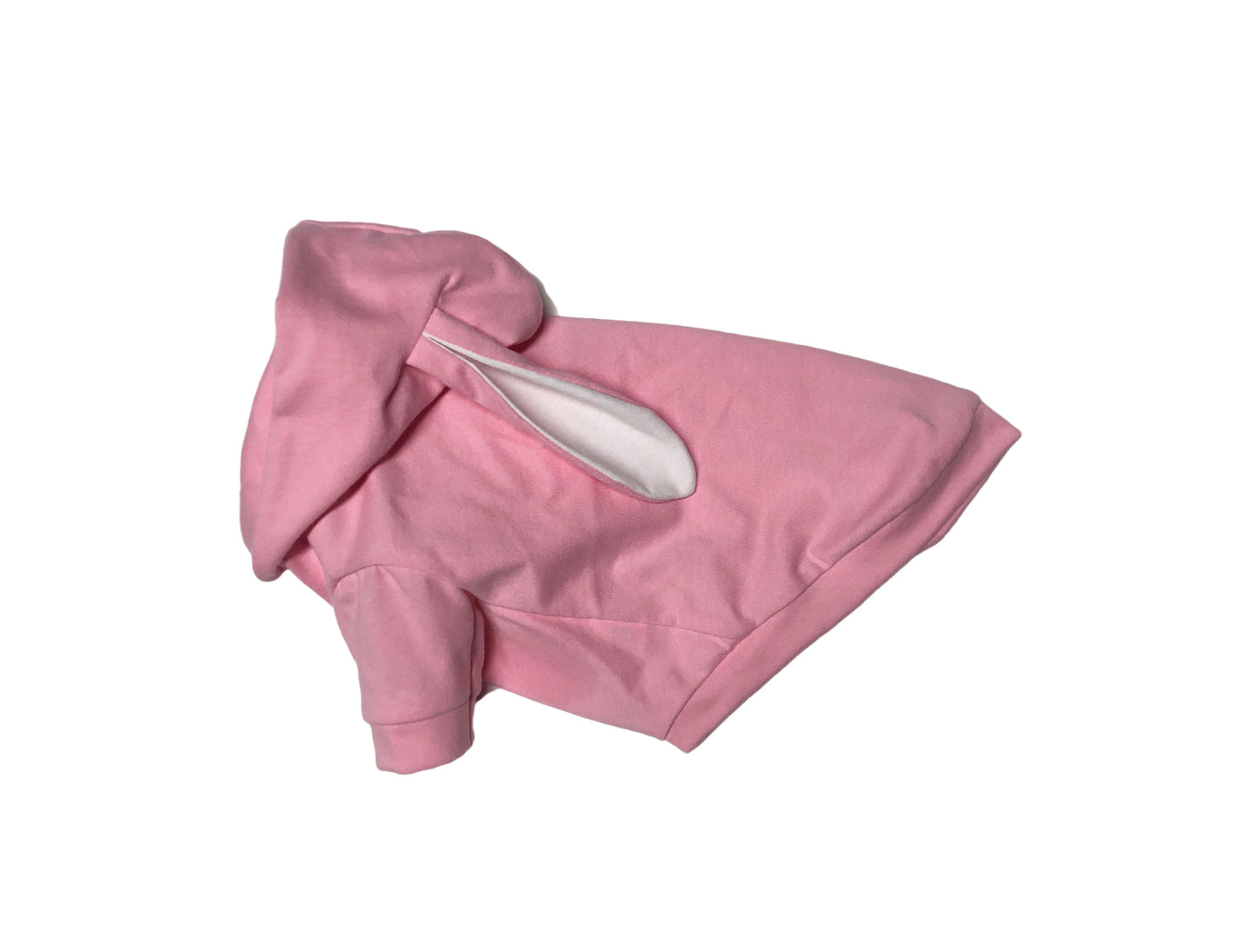 Bunny Ear Hoodie, Orchid Pink, 9oz Combed COTTON Jersey, Dog Apparel